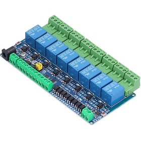 Resim Modbus-RTU 12V 8 Kanal Röle Modülü 