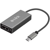 Resim S-link Swapp SW-U510 Gri Metal Type-C to DisplayPort 4K Çevirici Adaptör E-Fatura Aynı Gün Saat 17:00 Gönderilmektedir