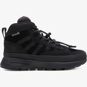 Resim Timberland Mid Lace Up Bebek Siyah Spor Ayakkabı 