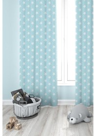 Resim Premier Home Yıldız Desenli Fon Perde Mint 170X270 (472220268) 