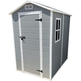 Resim G-mark Bahçe Ve Balkon Depolama Evi 4x6 Gri 