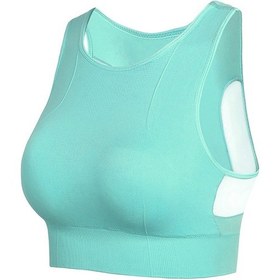 Resim Jeemson Kadın Büyük Beden Spor Sütyeni - Şiddetli Hareketlerde Zırhlama, Büyük Göğüsler İçin Dik Kalma Ve Dökülmeyi Engelleme - Yeşil L 
