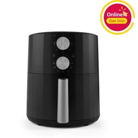 Resim Simfer SK-6705 5.5Litre Airfry Silent Pro Mekanik Siyah 