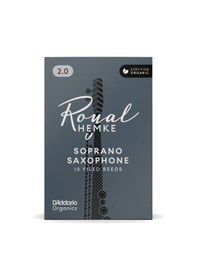 Resim D'addario Rhkp10ssx200 Frederick Hemke Soprano Saksafon Kamışı No: 2.0 Profesyonel - 10'lu Paket Kısa Vamp Ve Fransız Kesim Filed , Koyu Ve Zengin Tını 