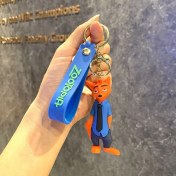 Resim OEMG Yeni Çizgi Film Animasyon Stitch Serisi Yumuşak Kauçuk Anahtarlık Bebek Çantası Kolye Anahtarlık Küçük Hediye (Yurt Dışından) 