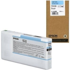 Resim Epson T9135 Ultrachrome Light Cyan Mavi Kartuş (2024) - SC-P5000/5070 Uyumlu Kartuş 