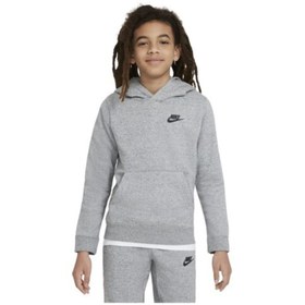 Resim Nike Sportswear Zero Pullover Hoodie Çocuk Sweatshirt - Gri 