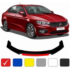 Resim Fiat Egea Lip 4 Parça Kırmızı / Tampon Eki 