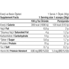 Resim West Nutrition Whey Protein Tozu 1200 gr 40 Servis Tahin Krema Susam Parçacıklı 