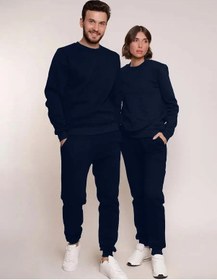 Resim Uzcotton İç Kısmı Şardonlu Başlık Yok Olan Sweatshirt 13343920 Mavi 