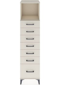 Resim Hyperion Dolap Tek Raflı 7 Çekmeceli 44x44x182 Aytaşı-aytaşı Aytaşı 