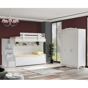 Resim Ranza, Su Mdf Mebran Yavrulu Ranza + Mdf 3 Kapılı Dolap - Setay 