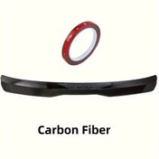 Resim Topnotch Karbon Fiber Hatchback Arka Tavan Spoileri Mk1 Mk7 2000 2021 Universal 