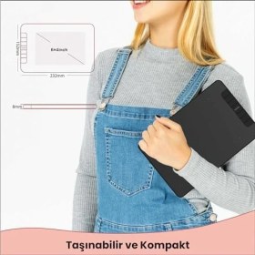 Resim Hype Store Veikk VK640 6x4" 6 Kısayol Tuşlu Grafik Tablet+Kalem 