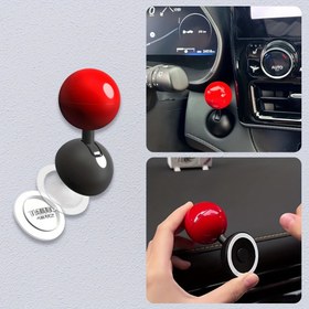 Resim Joystick Esinli Araba İtme Başlatma Düğmesi Kapağı - Otomobil Tutkunları İçin Mükemmel Hediye, Dayanıklı Plastik 