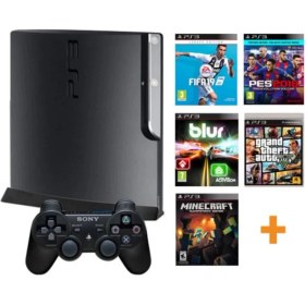Resim Sony Ps3 Slim 320 GB Konsol + 2 Kol + 30 Hit Oyun +100 Arcade Oyun 