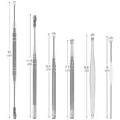 Resim Mufunye Paslanmaz Çelik Kulak Temizleme Seti Küret Kulak Kiri Temizleyici Spiral Yaylı Kulak Temizleme Aleti Kulak Temizleyici 