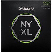 Resim D'Addario Bass NYXL Long 5 Telli Bas Gitar Teli (45-125) 