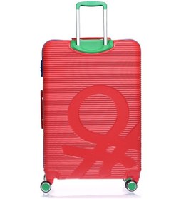 Resim United Colors Of Benetton Büyük Boy Valiz Kırmızı Bnt500 