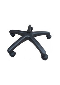 Resim Fullreyon Sekreter Ofis Büro Koltuğu Plastik Yıldız Ayak Ve 5 Tekerlek 