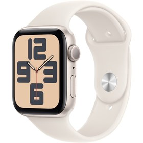 Resim Apple Watch SE GPS 40mm Starlight Aluminium Case with Starlight Sport Band - M/L 