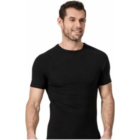 Resim 1 Adet Siyah Renk Termal Kısa Kol Içlik SiYAH 