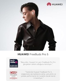 Resim HUAWEI FreeBuds Pro 5 Kulaklık, İş ve Ofis İçin Çift Sürücülü Yapay Zeka Gürültü Engelleme Sürükleyici Ses ve Sabit Form, Etkileyici Ses Deneyimi, Stabil Görüşmeler, IP57, 38 Saat Pil Ömrü, Mavi 