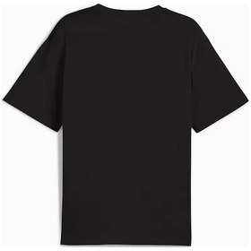 Resim Puma Ess Relaxed No. 1 Logo Tee Siyah Erkek T-shirt 689153-01 SIYAH 