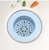 Resim Topnotch Mavi Lavabo Filtresi: Tıkanma Önleyici, Petek Tasarım, Saç Kapanı, Dayanıklı 
