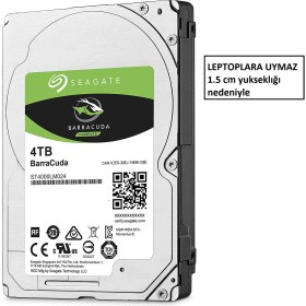 Resim Seagate 2.5 4Tb 5400 Rpm 128Mb Sata3 Notebook Hdd St4000Lm024 