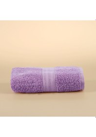 Resim Bordürlü El/yüz Havlusu Tekli Mor 