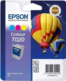 Resim Tonersepeti Epson T020-c13t02040120 Renkli Kartuş 