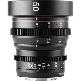 Resim Meike 50mm T2.2 Manuel Odaklı Sinema Lensi (MFT Mount) 