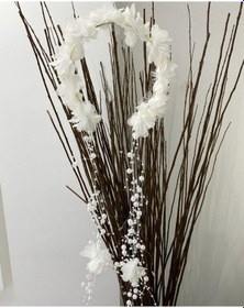 Resim FdayAksesuar Beyaz Lohusa Taçı Gelin Taçı FRDY30537 