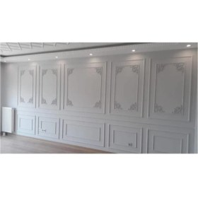 Resim Teknotrust Decozza Dekoratif Boyanabilir Duvar Çıtası ve Köşe Motif Seti 