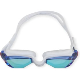 Resim Aynalı Yüzücü Gözlüğü Silikon Lacivert - 1765 (Lisinya) 