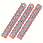 Resim Paslanmaz Çelik Cetvel 15cm 20cm 30cm Cetvel Düz Kenar Kalınlığı 0.5mm 