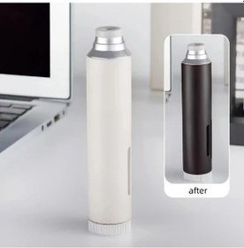 Resim Dashanshop Gradient White Ahşap Renk Değiştiren Portatif Sıcaklık Kontrollü Ev Ve Araç İçin Sigara Külü 