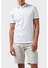 Resim Boss Erkek Polo Yaka T Shirt 50507699 100 Beyaz Beyaz 