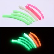 Resim 1 Metre/Paket Balıkçılık Parlayan Çubukları Yeşil Yumuşak Kauçuk Balıkçılık Seti, saç tokası ve İplik ile, Hafif Balıkçılık Araçları, Pilsiz, Sevgililer Günü, Şükran Günü, Yılbaşı, Cadılar Bayramı, Yeni Yıl için 