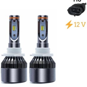 Resim Led Far Ampulü Çift Renk Sarı Beyaz H8-36W-4800Lm-12V Laam495-1 