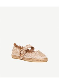 Resim Yargıcı Nakış İşlemeli Mary Jane Espadril 26ykay4047x 017 Bej 
