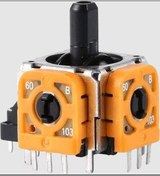 Resim Konsol İstasyonu 1 Adet Orijinal Turuncu Analog Motor 10 Kohm Playstation ve Xbox Uyumlu 