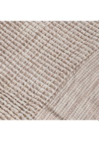 Resim Kyver Sihirli Waffle Desenli %100 Pamuk Peştamal 90x190 Cm Bej 