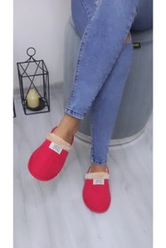 Resim Moda fiesta Unisex Ev Terliği Kürklü Yıkanabilir Kışlık Ev Terliği Misafir Terliği 