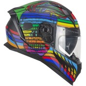 Resim CGM 311 X Blast Skull Kapalı Motosiklet Kaskı - S 
