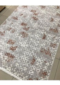 Resim Padişah Halı Sümela 39145 020 Serisi Akrilik Salon Oturma Yatak Odası Halısı Krem - Kahve 