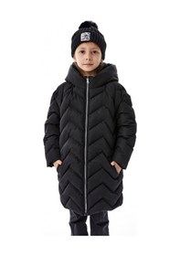 Resim Benitto Kids Kız Çocuk Kapüşonlu Kışlık Şişme Mont 51353 Siyah 