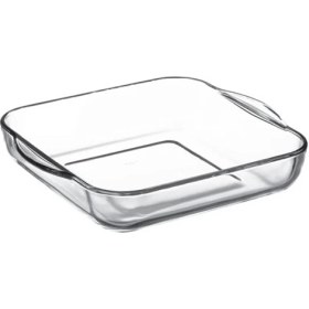 Resim Paşabahçe Borcam Kulplu Kare Tepsi 