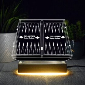 Resim Tavla Ustası İsme Özel 3d Led Lamba 